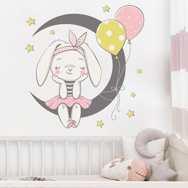 wall stickers cartoon cute sit on the moon with balloon stars for kids room baby decoration decals pvc
wall stickers cartoon cute sit on the moon with balloon stars for kids room baby decoration decals pvc