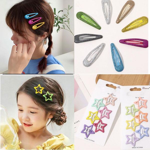 6/10pcs/set cute colorful star hairclips for girls simple bb barrette kawaii toddler hair clips kids hairpin women accessories, Slivery;white
6/10pcs/set cute colorful star hairclips for girls simple bb barrette kawaii toddler hair clips kids hairpin women accessories, Slivery;white