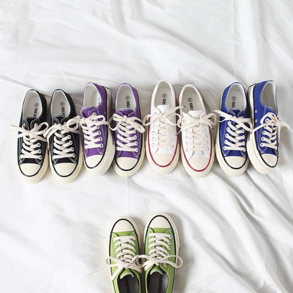 Casual shoes Beier new ins purple canvas shoes 1970s women's Korean version Harajuku student leisure skateboarding 0785, 8183 white
Casual shoes Beier new ins purple canvas shoes 1970s women's Korean version Harajuku student leisure skateboarding 0785, 8183 white