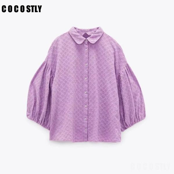 office lady lace floral embroidery women blouse purple boho casual sweet girl female blouses 2021 autumn women's & shirts, White
office lady lace floral embroidery women blouse purple boho casual sweet girl female blouses 2021 autumn women's & shirts, White