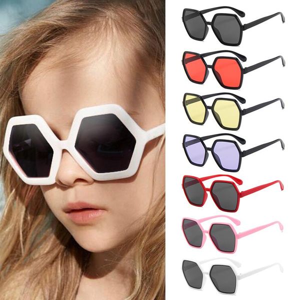 sunglasses children's simple fashion polygon cute baby candy color glasses gafas de sol poligonales para niños, Blue
sunglasses children's simple fashion polygon cute baby candy color glasses gafas de sol poligonales para niños, Blue