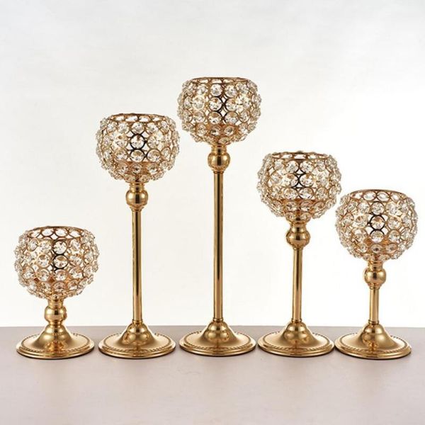 crystal candle holders candlesticks for dining room wedding table centerpieces