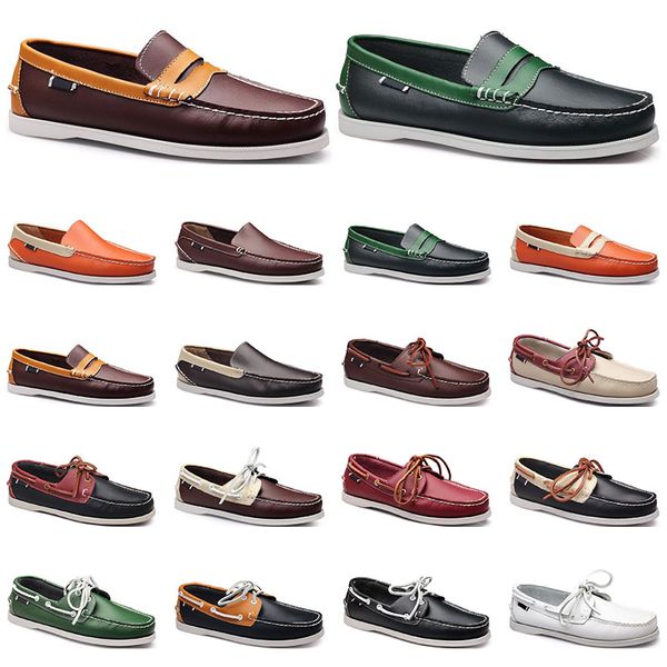 womens sneakers sailing shoe mens casual leather shoes black white red green orange brown outdoor trainers size 38-45 seventy
womens sneakers sailing shoe mens casual leather shoes black white red green orange brown outdoor trainers size 38-45 seventy