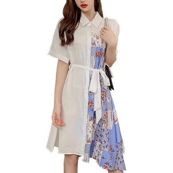 perhaps u yellow white turn down collar floral print patchwork short sleeve dress sash short mini casual summer d2677 210529, Black;gray
perhaps u yellow white turn down collar floral print patchwork short sleeve dress sash short mini casual summer d2677 210529, Black;gray