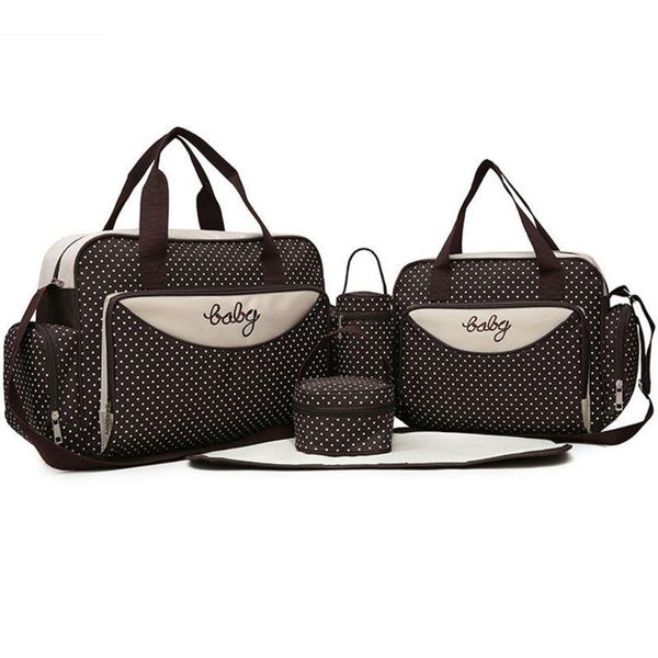 duffel bags 5pcs/set multifuntional one shoulder diaper bag tote large-capacity polka dot mummy maternity travel handbag bottle holder for
duffel bags 5pcs/set multifuntional one shoulder diaper bag tote large-capacity polka dot mummy maternity travel handbag bottle holder for