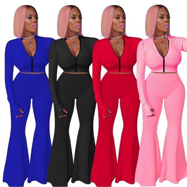 women's tracksuits 444093 autumn winter women casual home sports navel flare two piece set and pants tracksuit sweatsuit outfits, Gray
women's tracksuits 444093 autumn winter women casual home sports navel flare two piece set and pants tracksuit sweatsuit outfits, Gray