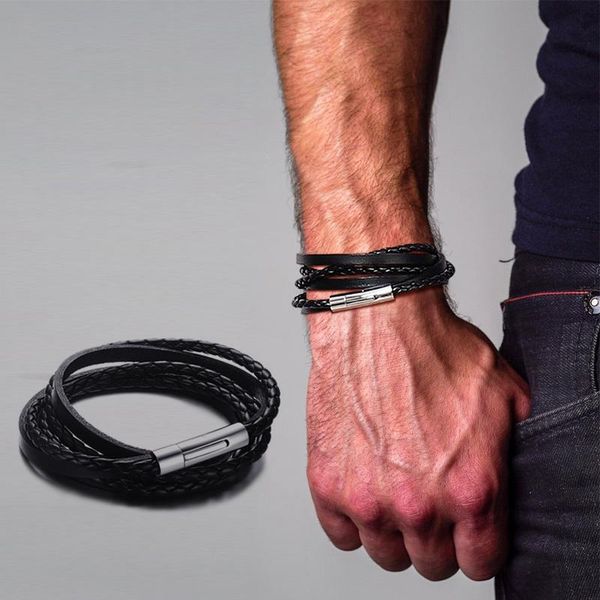 link, chain men bracelet, wrap bracelet leather for mens,weave layering wristband a twist,wrapping bracelet,men's jewelry, Black
link, chain men bracelet, wrap bracelet leather for mens,weave layering wristband a twist,wrapping bracelet,men's jewelry, Black