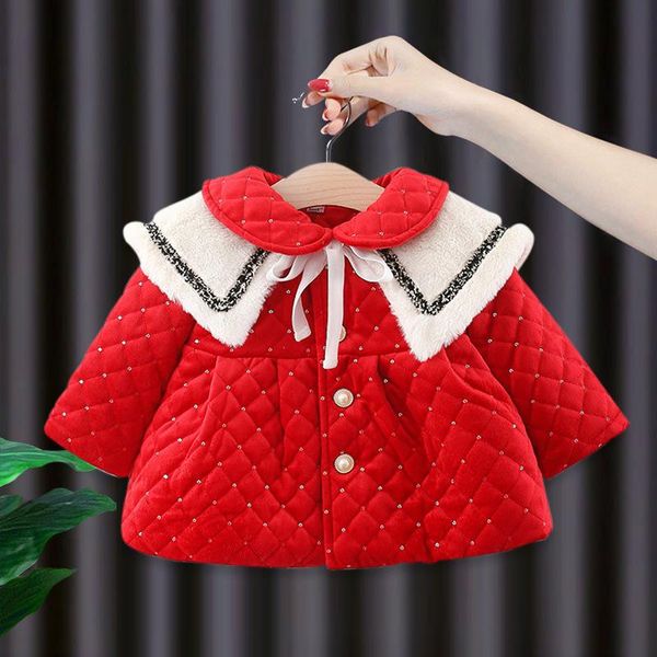 down coat winter born girl baby clothes thin fur collar quilted jacket for girls clothing 1st babies birthday cotton coats, Blue;gray
down coat winter born girl baby clothes thin fur collar quilted jacket for girls clothing 1st babies birthday cotton coats, Blue;gray