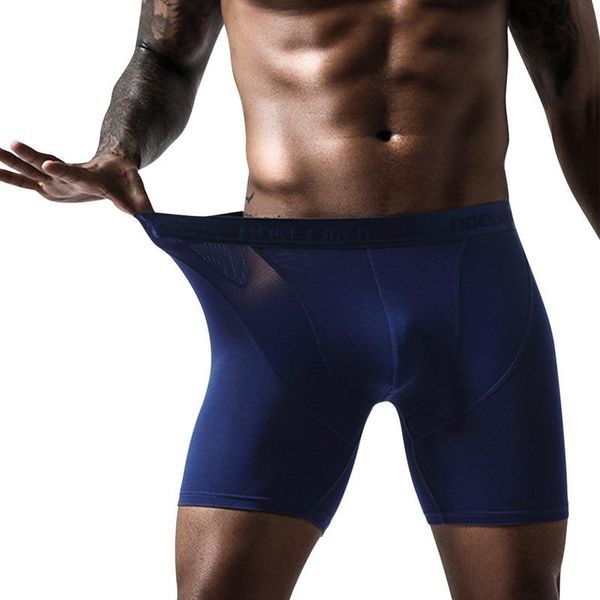 underpants men underwear sports panties breathable mesh running lengthened anti-wear leg modal boxer briefs solid, Black;white
underpants men underwear sports panties breathable mesh running lengthened anti-wear leg modal boxer briefs solid, Black;white