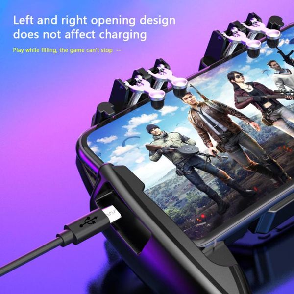 gaming button trigger gamepad mobile shooting lightweight game playing with cooling fan 6 finger elements for pubg controllers & joysticks
gaming button trigger gamepad mobile shooting lightweight game playing with cooling fan 6 finger elements for pubg controllers & joysticks