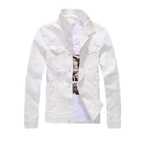 fashion men denim jacket cowboy white jeans casual slim fit cotton coat outwear male clothes 211214, Black;brown
fashion men denim jacket cowboy white jeans casual slim fit cotton coat outwear male clothes 211214, Black;brown