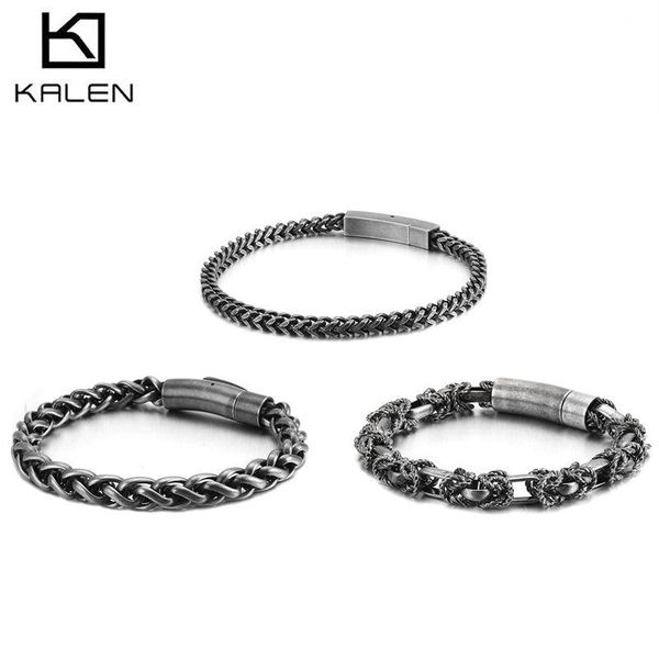 retro matte stainless steel link chain bracelet men's boho 21cm 22cm hand pulsera masculina jewellry link,, Black
retro matte stainless steel link chain bracelet men's boho 21cm 22cm hand pulsera masculina jewellry link,, Black