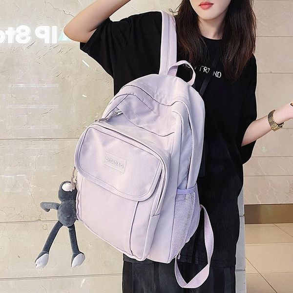 backpack hocodo 2021 trend women student school bag high capacity solid color canvas travel rucksack
backpack hocodo 2021 trend women student school bag high capacity solid color canvas travel rucksack