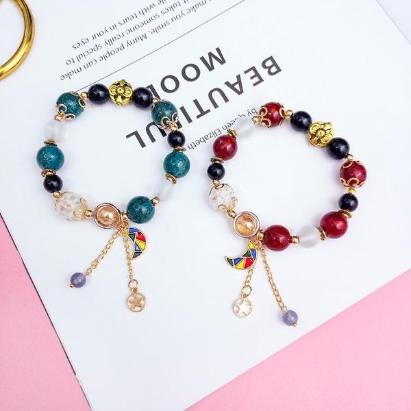 charm bracelets bohemian vintage star moon crystal & bangles for women beads handmade bracelet boho femme jewelry b16, Golden;silver
charm bracelets bohemian vintage star moon crystal & bangles for women beads handmade bracelet boho femme jewelry b16, Golden;silver