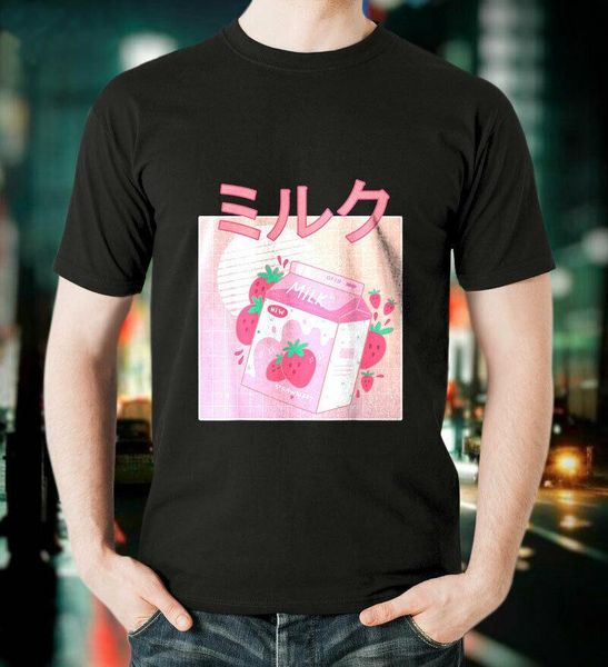 men's t-shirts funny retro 90s japanese kawaii strawberry milk shake carton t-shirt size s-3xl, White;black
men's t-shirts funny retro 90s japanese kawaii strawberry milk shake carton t-shirt size s-3xl, White;black