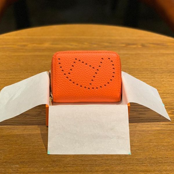 card holders holder women's small exquisite high-end trendy genuine leather bank hollow zipper clamp anti-degaussing holding, Brown;gray
card holders holder women's small exquisite high-end trendy genuine leather bank hollow zipper clamp anti-degaussing holding, Brown;gray