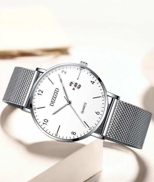wristwatches 2021 minimalist men's fashion ultra thin watches simple men business stainless steel mesh belt quartz watch relogio mascul, Slivery;brown
wristwatches 2021 minimalist men's fashion ultra thin watches simple men business stainless steel mesh belt quartz watch relogio mascul, Slivery;brown
