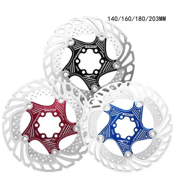 bike brakes mountainous cooling floating disc 140 160 mm 180 203 six nail brake pad 
bike brakes mountainous cooling floating disc 140 160 mm 180 203 six nail brake pad