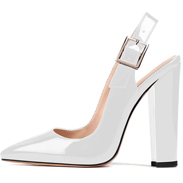 dress shoes lovirs high heel pumps for women pointed toe block ankle buckle slingback sandals, Black
dress shoes lovirs high heel pumps for women pointed toe block ankle buckle slingback sandals, Black