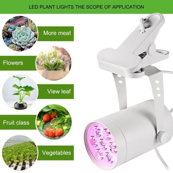 eu/us/uk 7w white aluminum led plant grow light 360 degree adjustable indoor lights with clip heat-sink metal design
eu/us/uk 7w white aluminum led plant grow light 360 degree adjustable indoor lights with clip heat-sink metal design