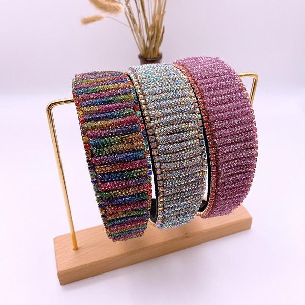 hair clips & barrettes european and american full rhinestone wide-brimmed headband baroque style colored super flash headwear, Golden;silver
hair clips & barrettes european and american full rhinestone wide-brimmed headband baroque style colored super flash headwear, Golden;silver