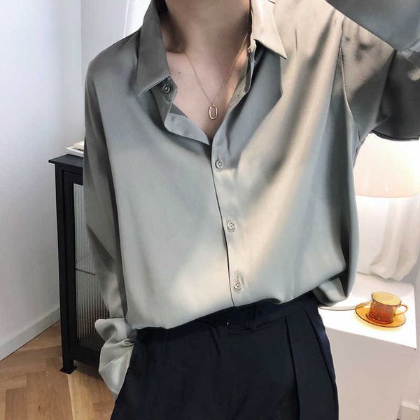 women's blouses & shirts chiffon blouse shirt female spring chic pure color simple long-sleeved shirts for women xwqv, White
women's blouses & shirts chiffon blouse shirt female spring chic pure color simple long-sleeved shirts for women xwqv, White