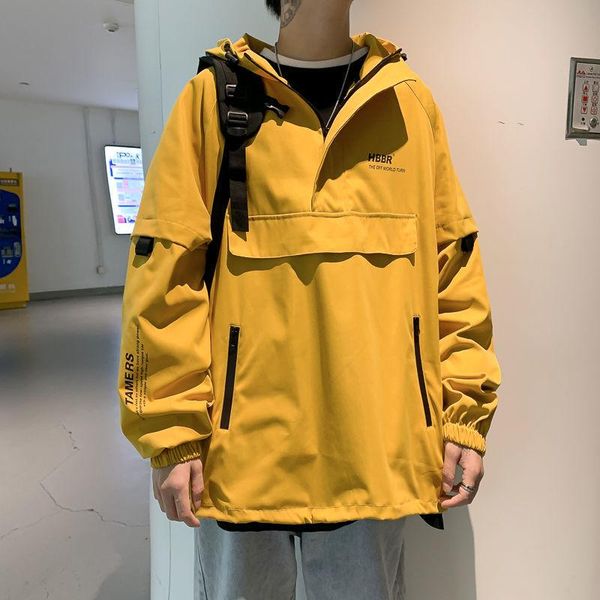 men's hoodies & sweatshirts men streetwear jackets hip hop harajuku half zip pullover hoodie large size tooling jacket spring autumn me, Black
men's hoodies & sweatshirts men streetwear jackets hip hop harajuku half zip pullover hoodie large size tooling jacket spring autumn me, Black