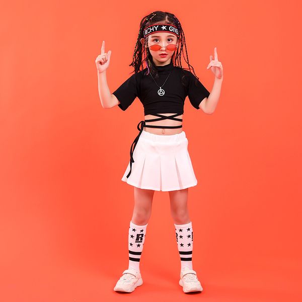 stylish girls kids clothes two pieces sets suit white skirts bare waist navel short sleeve t-shirt cheerleader team sets party
stylish girls kids clothes two pieces sets suit white skirts bare waist navel short sleeve t-shirt cheerleader team sets party