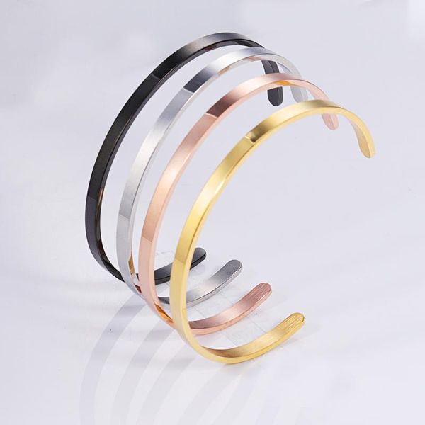 bangle fnixtar 10pcs/lot 63*4mm c style blank bangles mirror polish stainless steel cuff open for women's girls fashion jewelry, Black
bangle fnixtar 10pcs/lot 63*4mm c style blank bangles mirror polish stainless steel cuff open for women's girls fashion jewelry, Black