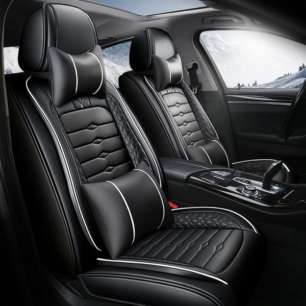 car accessory seat cover for sedan suv durable leather universal five seats set cushion including front and rear covers full covered gray de
car accessory seat cover for sedan suv durable leather universal five seats set cushion including front and rear covers full covered gray de