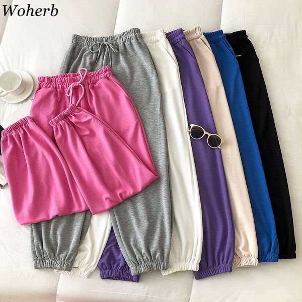 candy color sweatpants women casual all match loose trousers harajuku drawstring cargo joggers pants streetwear 210422, Black;white
candy color sweatpants women casual all match loose trousers harajuku drawstring cargo joggers pants streetwear 210422, Black;white