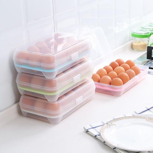 storage bottles & jars kitchen supplies 15 grid transparent egg refrigerator box portable outdoor anti-collision plastic food container
storage bottles & jars kitchen supplies 15 grid transparent egg refrigerator box portable outdoor anti-collision plastic food container
