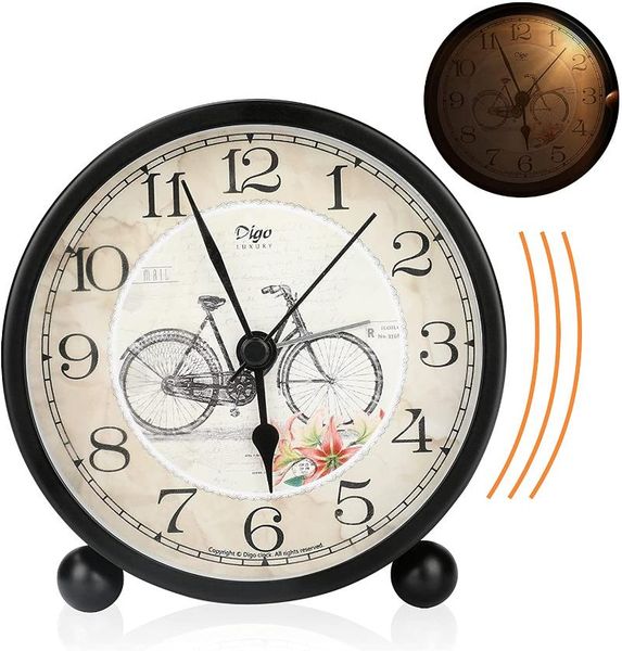other clocks & accessories silent bedside alarm battery operated non-ticking desk clock vintage retro loud with light large display
other clocks & accessories silent bedside alarm battery operated non-ticking desk clock vintage retro loud with light large display
