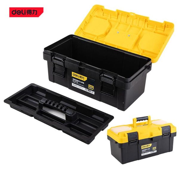 deli dl-tc270 reinforced plastic toolbox suitcase hand tools screwdriver storage box maintenance tool case hardcase 17inche organizers
deli dl-tc270 reinforced plastic toolbox suitcase hand tools screwdriver storage box maintenance tool case hardcase 17inche organizers