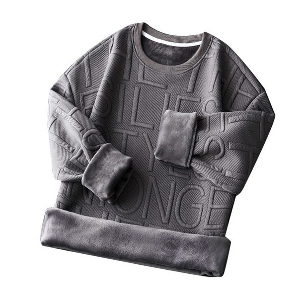 winter plush thickened warm sweater round neck pullover bottom shirt 2021 autumn men's winter cloth with plush, Black
winter plush thickened warm sweater round neck pullover bottom shirt 2021 autumn men's winter cloth with plush, Black