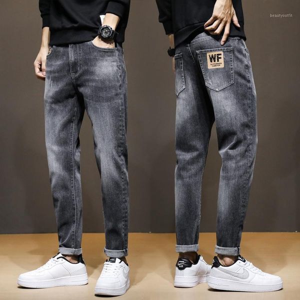 men's jeans autumn 2021 smart elastic business casual fashion straight regular stretch denim trousers men, Blue
men's jeans autumn 2021 smart elastic business casual fashion straight regular stretch denim trousers men, Blue
