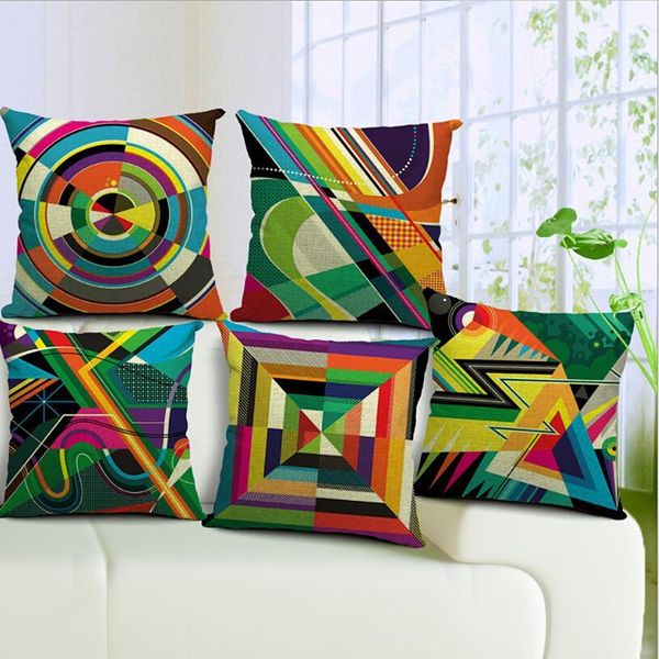 1pcs 45x45cm nordic abstract geometric art cotton and linen pillow cover case cushion for home colorful decor cushion/decorative
1pcs 45x45cm nordic abstract geometric art cotton and linen pillow cover case cushion for home colorful decor cushion/decorative