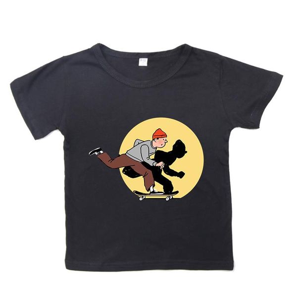 men's t-shirts tintin boys/gril fashion cool printed casual harajuku style tshirt streetwear drop, White;black
men's t-shirts tintin boys/gril fashion cool printed casual harajuku style tshirt streetwear drop, White;black