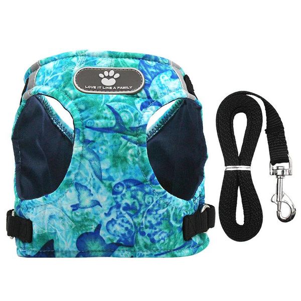 small medium dog harness reflective breathable chest strap plaid teddy bichon pet clothes sea style chain leash printed vest collars & leash
small medium dog harness reflective breathable chest strap plaid teddy bichon pet clothes sea style chain leash printed vest collars & leash