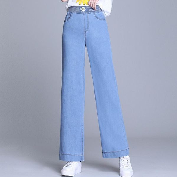 women's jeans mandy tencel denim wide-legged pants female summer wholesale manufacturers selling loose straight leg thin model, Blue
women's jeans mandy tencel denim wide-legged pants female summer wholesale manufacturers selling loose straight leg thin model, Blue