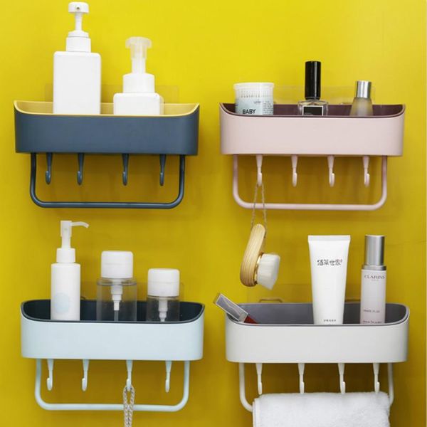 bathroom shelves non-punch two-color rack shower gel hook washroom wall storage stand yhj112610
bathroom shelves non-punch two-color rack shower gel hook washroom wall storage stand yhj112610