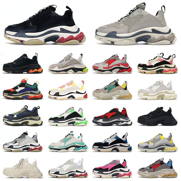 2021 triple s platform designer sneakers men's women's casual shoes 17fw paris white all black grey pink vintage luxurys designers
2021 triple s platform designer sneakers men's women's casual shoes 17fw paris white all black grey pink vintage luxurys designers