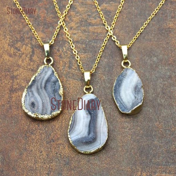 pendant necklaces solar agates necklace gold color irregular surface tear drop 18inch-32inch nm11860, Silver
pendant necklaces solar agates necklace gold color irregular surface tear drop 18inch-32inch nm11860, Silver