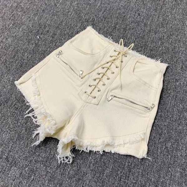 summer fashion high waist bandage cotton shorts female zipper stitching college style korean denim f1291 women's, White;black
summer fashion high waist bandage cotton shorts female zipper stitching college style korean denim f1291 women's, White;black