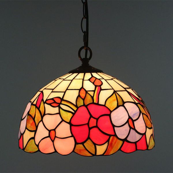 pendant lamps 12 inch retro light fixtures stained glass flowers shade hanging home decor living room bedroom lights
pendant lamps 12 inch retro light fixtures stained glass flowers shade hanging home decor living room bedroom lights