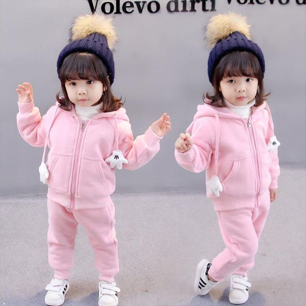 plus fleece baby girls clothes set warm hooded jacket coat pants suit for autumn kids tracksuits toddler children clothing, White
plus fleece baby girls clothes set warm hooded jacket coat pants suit for autumn kids tracksuits toddler children clothing, White