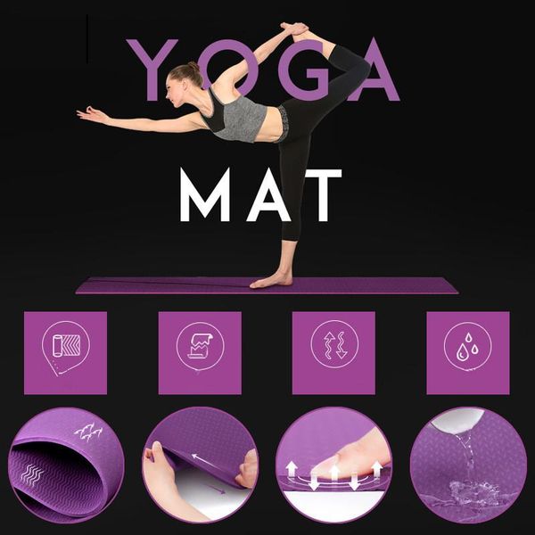 yoga mats mat thickened non-slip fitness gym sports cushion gymnastic pilates pads tumbling
yoga mats mat thickened non-slip fitness gym sports cushion gymnastic pilates pads tumbling