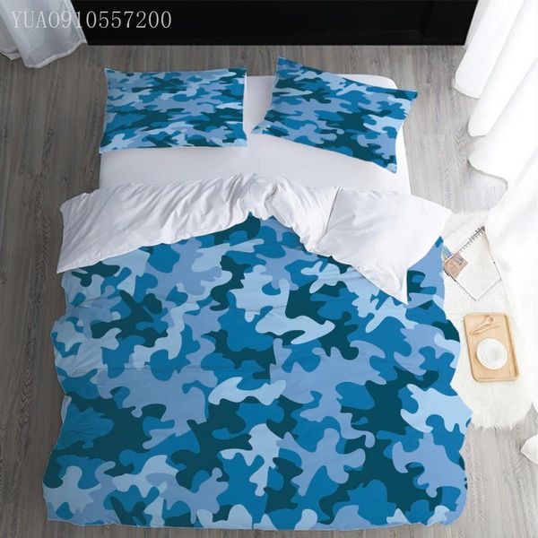 bedding sets 3d printed quilt cover camouflage fashion blue set and pillowcase single double king size duvet wholesale
bedding sets 3d printed quilt cover camouflage fashion blue set and pillowcase single double king size duvet wholesale