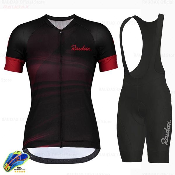 racing sets 2021 women's summer clothes raudax cycling jersey set outdoor team ropa de ciclismo quick-drying 19 d dress with short slee, Black;blue
racing sets 2021 women's summer clothes raudax cycling jersey set outdoor team ropa de ciclismo quick-drying 19 d dress with short slee, Black;blue