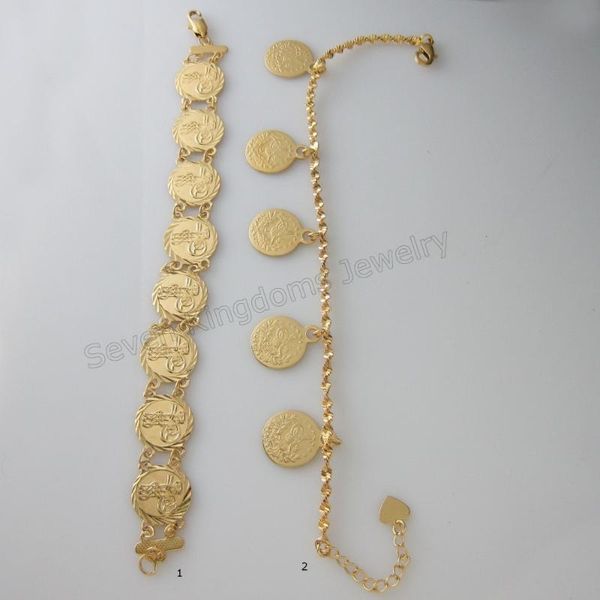 link, chain 2 styles yellow gold gp overlay coin turkish money sign bracelet africans/arabs/middle east, Black
link, chain 2 styles yellow gold gp overlay coin turkish money sign bracelet africans/arabs/middle east, Black